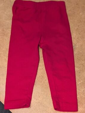 ❤️‍🔥10/$10❤️‍🔥 Baby Wes And Willy Red Leggings Size 6M